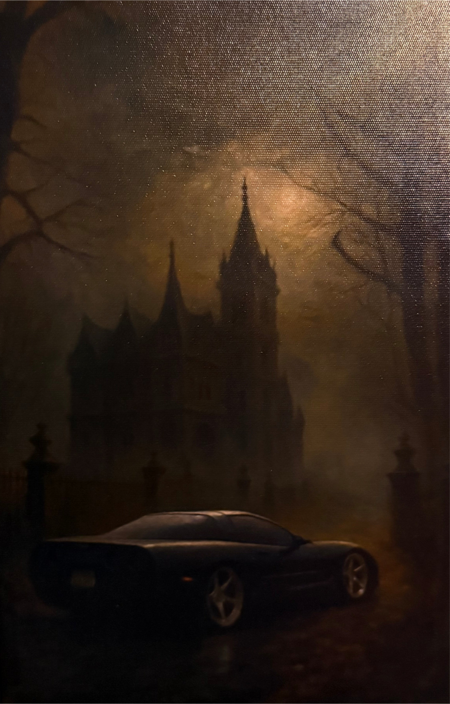 Ghost Corvette Canvas