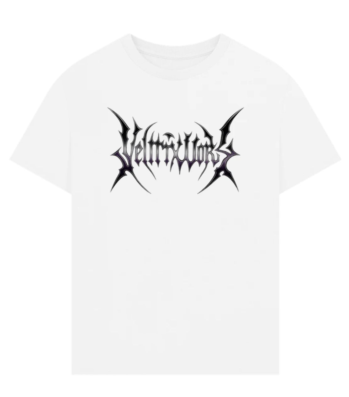 Signature tee White VeltrixWorks