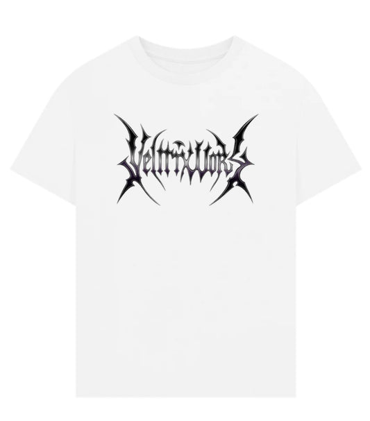 Signature tee White VeltrixWorks