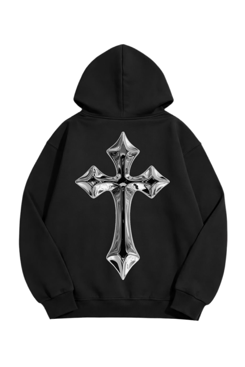 Chrome Cross Hoodie