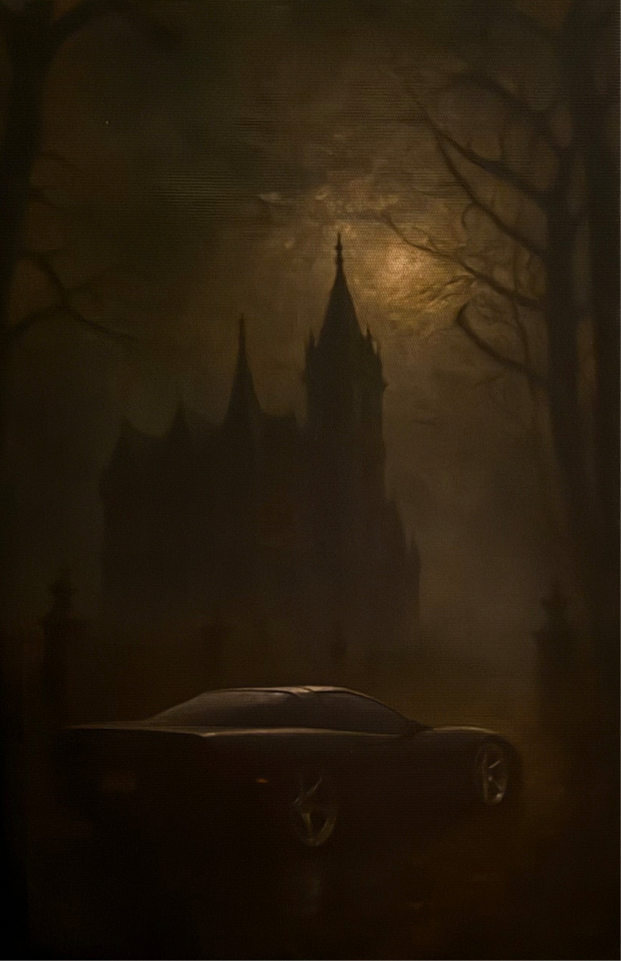 Ghost Corvette Canvas