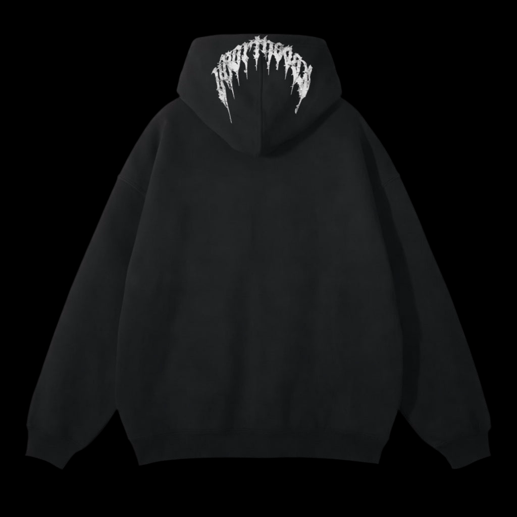 Noir Zip-up hoodie