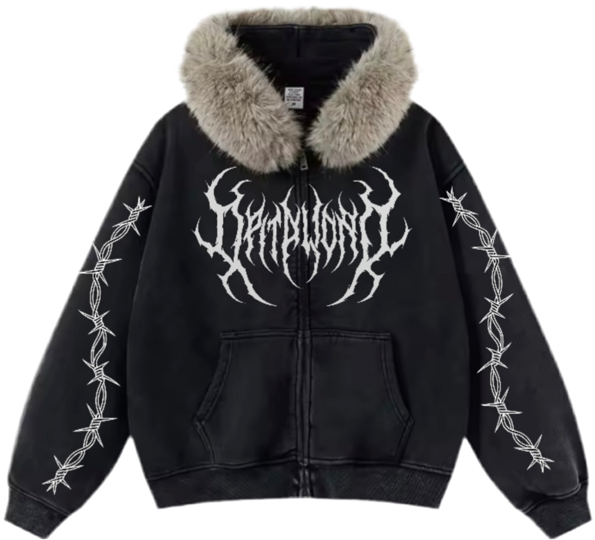 FrostBite Fur Hooded zip-up