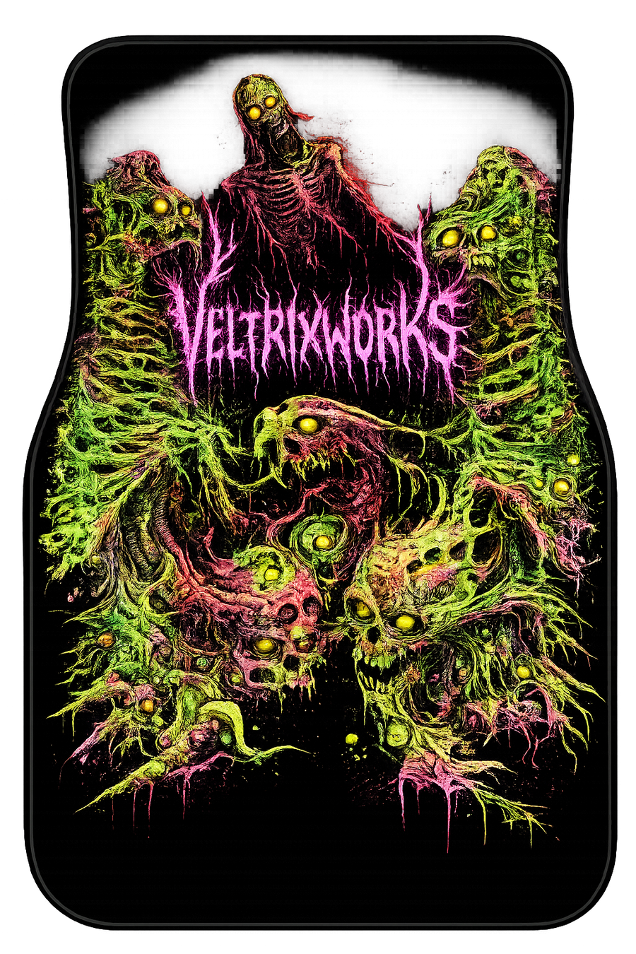 Toxic Bones floor mat (set of  4)