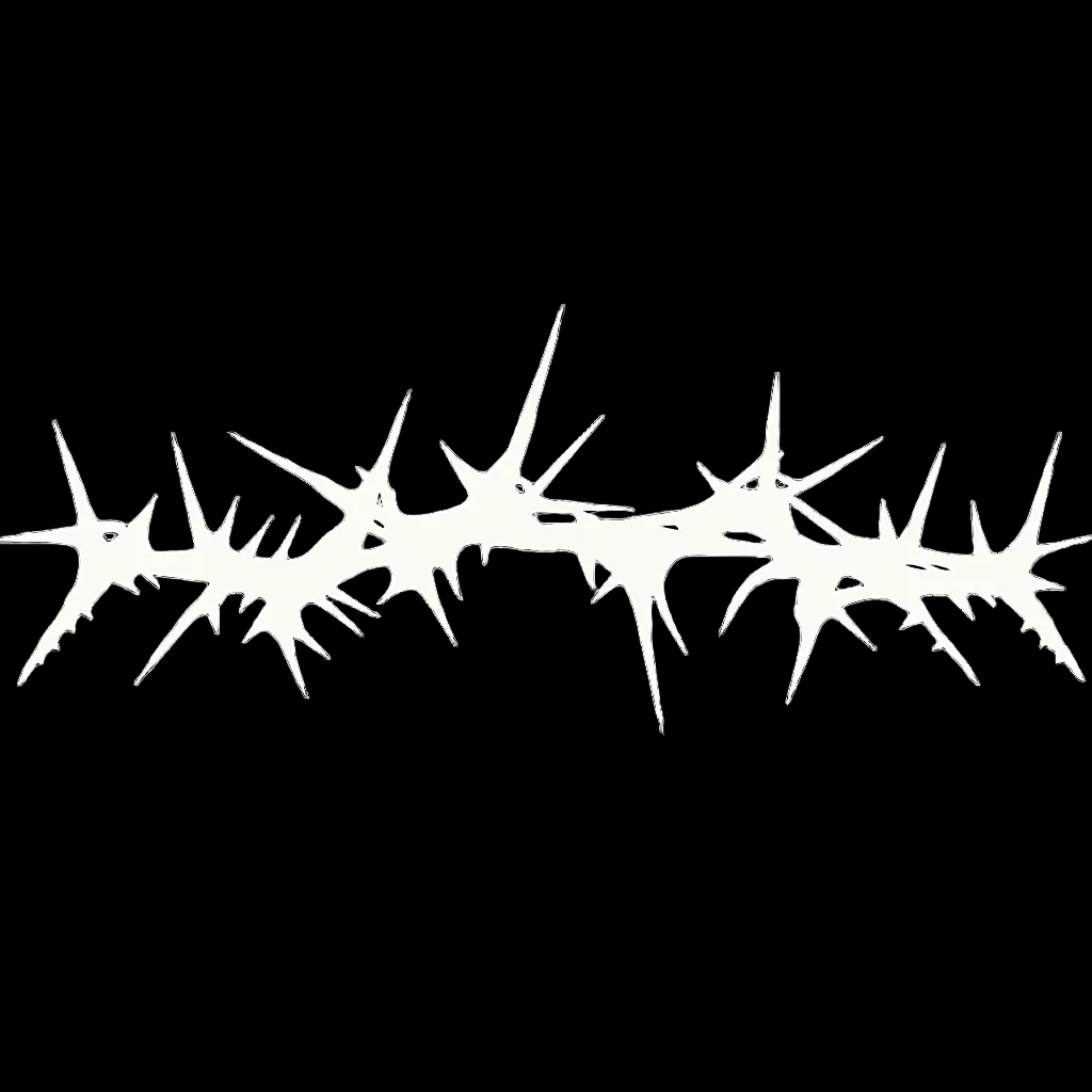 Thorn decal